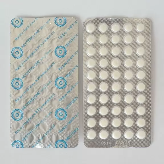 Mesterolone 50mg/tab - цена за 25 таблеток.