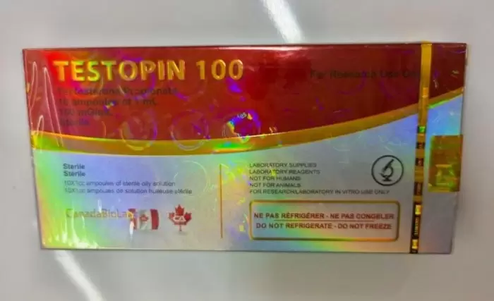 Testopin 100мг/мл 10 ампул CanadaBioLabs