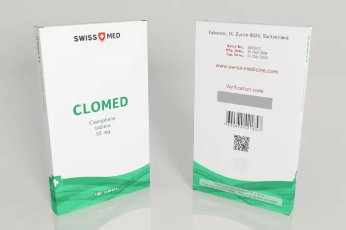 SWISS CLOMED 50mg/tab - ЦЕНА ЗА 50 ТАБ