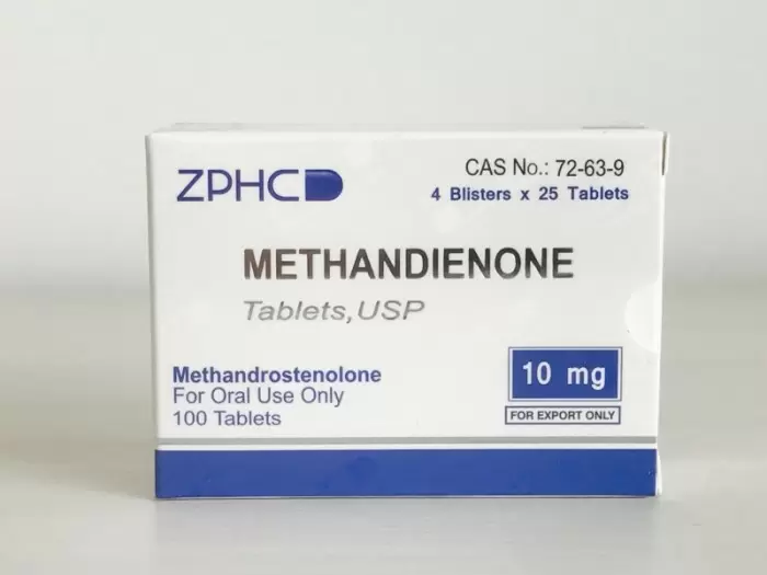 Methandienone  (реплика)  10mg/tab - цена за 100 таблеток.