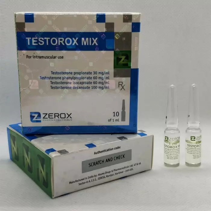 ZZEROX TESTOROX MIX 250MG/ML - ЦЕНА ЗА 1 АМПУЛУ
