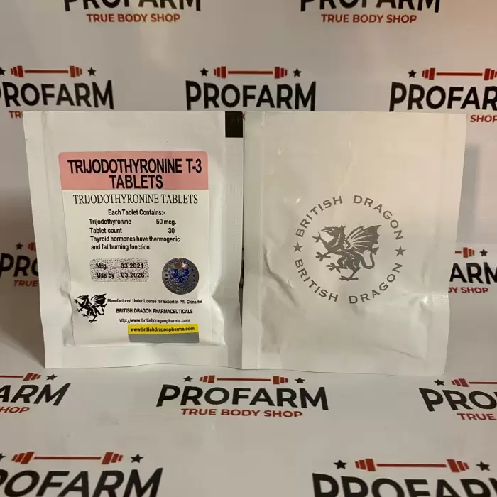 Тироксин Т3 BD Trijodothyronine 50мкг\таб - цена за 30таб. ОРИГИНАЛ