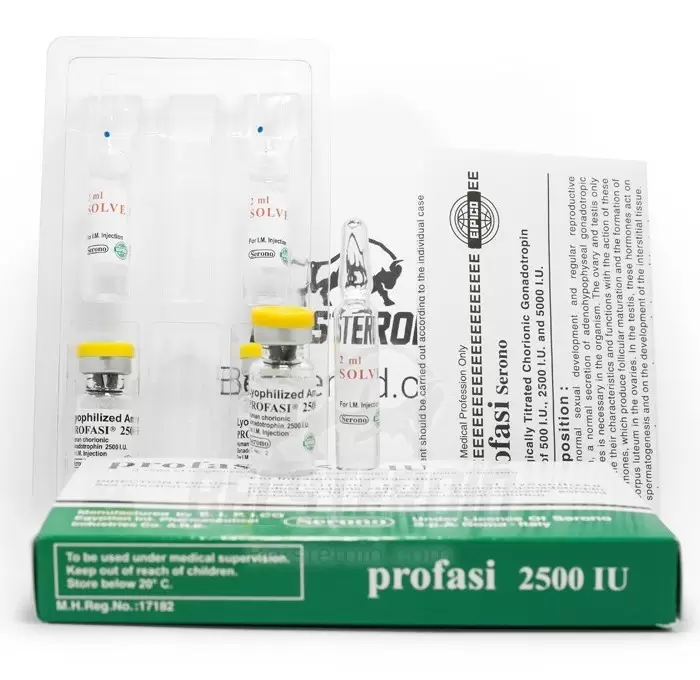 Profasi 7500 i.u - 7500ЕД (по 2500) ХГЧ + РАСТВОР