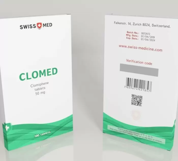 SWISS CLOMED 50mg/tab - ЦЕНА ЗА 50 ТАБ