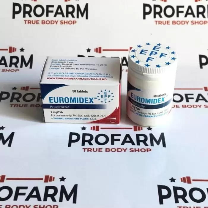 Анастрозол EPF EUROMIDEX 1MG/TAB - ЦЕНА ЗА 50ТАБ
