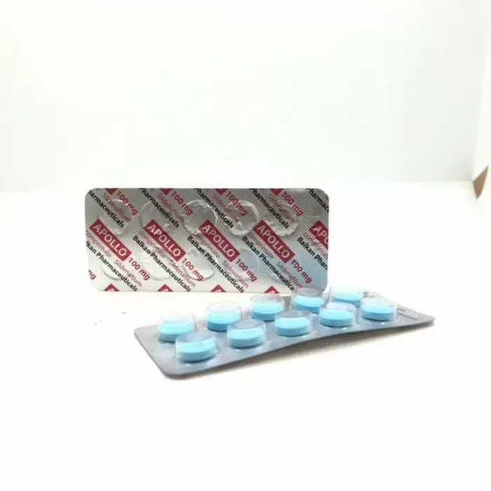 APOLLO 100MG/TAB - ЦЕНА ЗА 10ТАБ