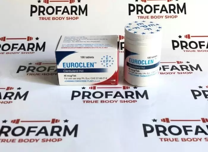 Кленбутерол EPF EUROCLEN 40MCG/TAB - ЦЕНА ЗА 100 ТАБ