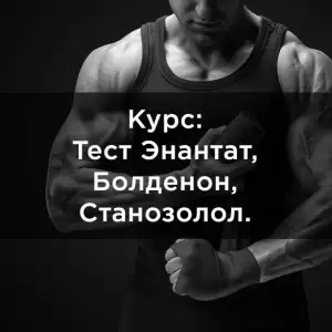 Курс на рельеф: тестостерон, болденон и станозолол